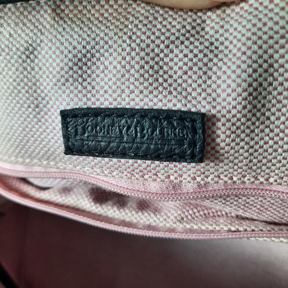 Dooney & Bourke Black Satchel Bag Domed Pebbled Leather Double Top Handle - Picture 8 of 16